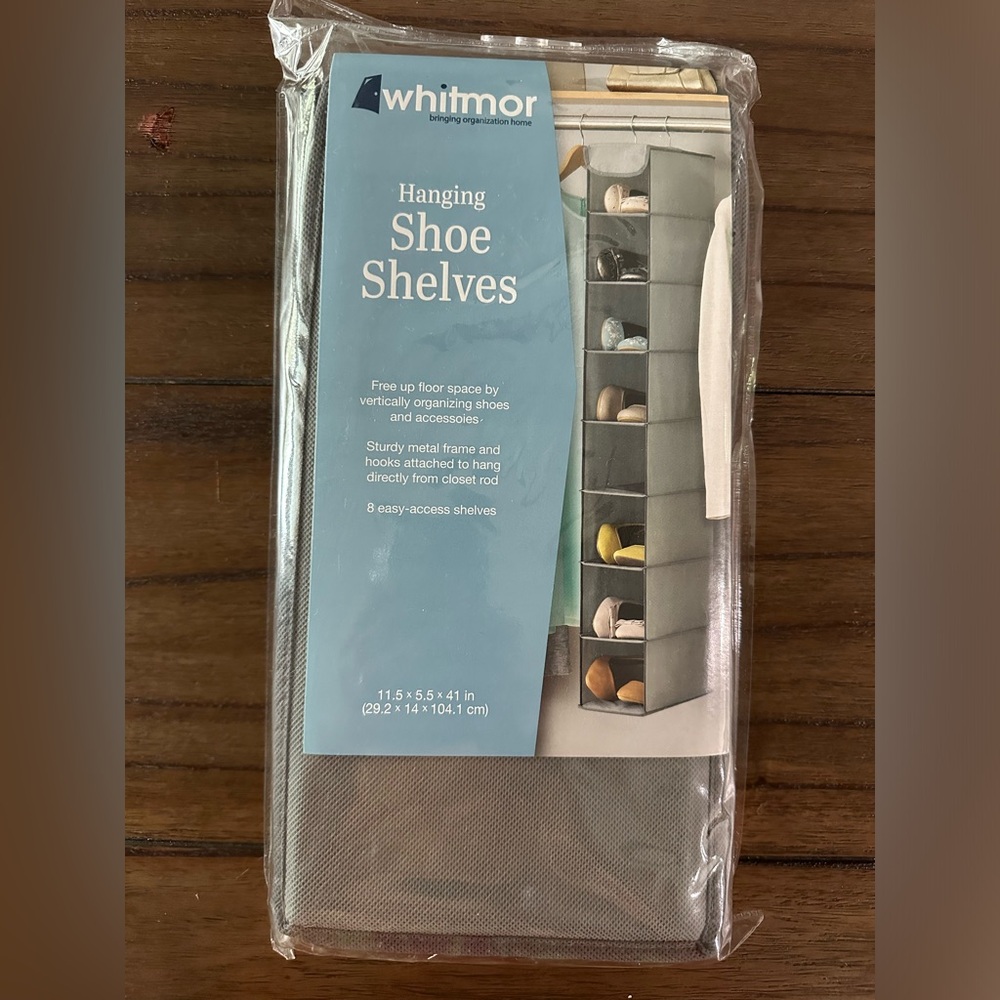 NIB Whitmor Hanging Shoe Shelve